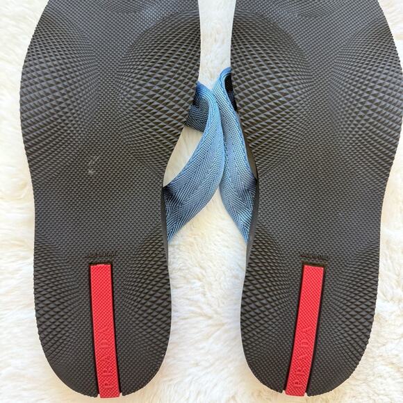 Prada women leather  slides size 39 EU or 9 US Authentic - Picture 7 of 10